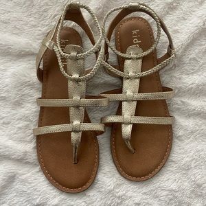 Gold Kidpick sandals Size 5